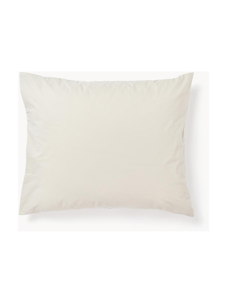 Perkale katoenen kussenhoes Ciana, Beige, B 60 x L 70 cm