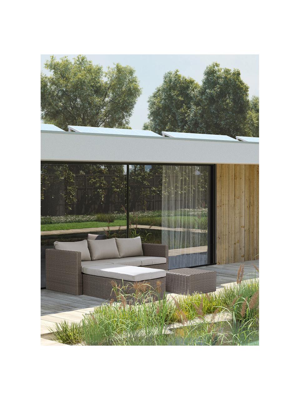 Gartenlounge-Set Platea, 6-tlg., Gestell: Aluminium, pulverbeschich, Korpus: Synthetikfasern, Bezug: Polyester, Beige, Braun, Set mit verschiedenen Grössen