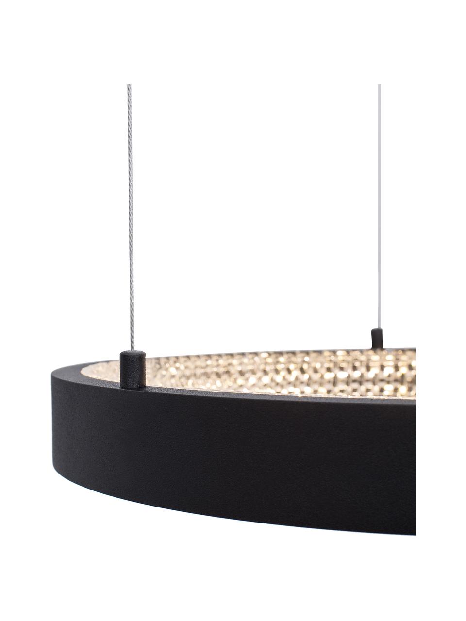 Lampa wisząca LED z funkcją przyciemniania Preston, Czarny, Ø 40 x W 120 cm