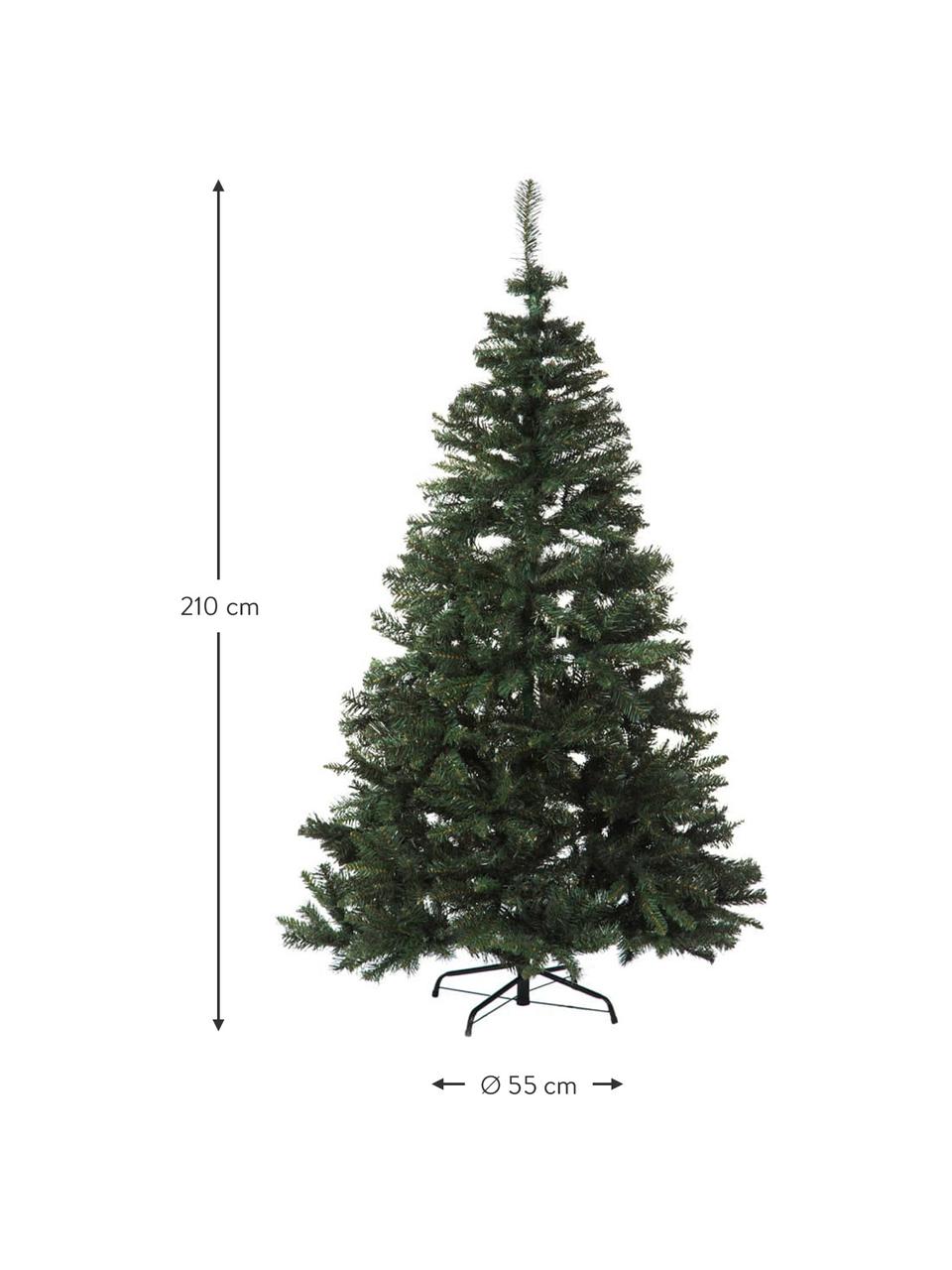 Árbol de Navidad artificial, Estructura de hierro
Ramas de PVC, Verde, L 180 cm