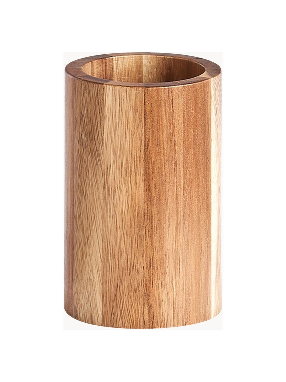 Zahnputzbecher Wood aus Akazienholz, Akazienholz, Akazienholz, Ø 7 x H 11 cm