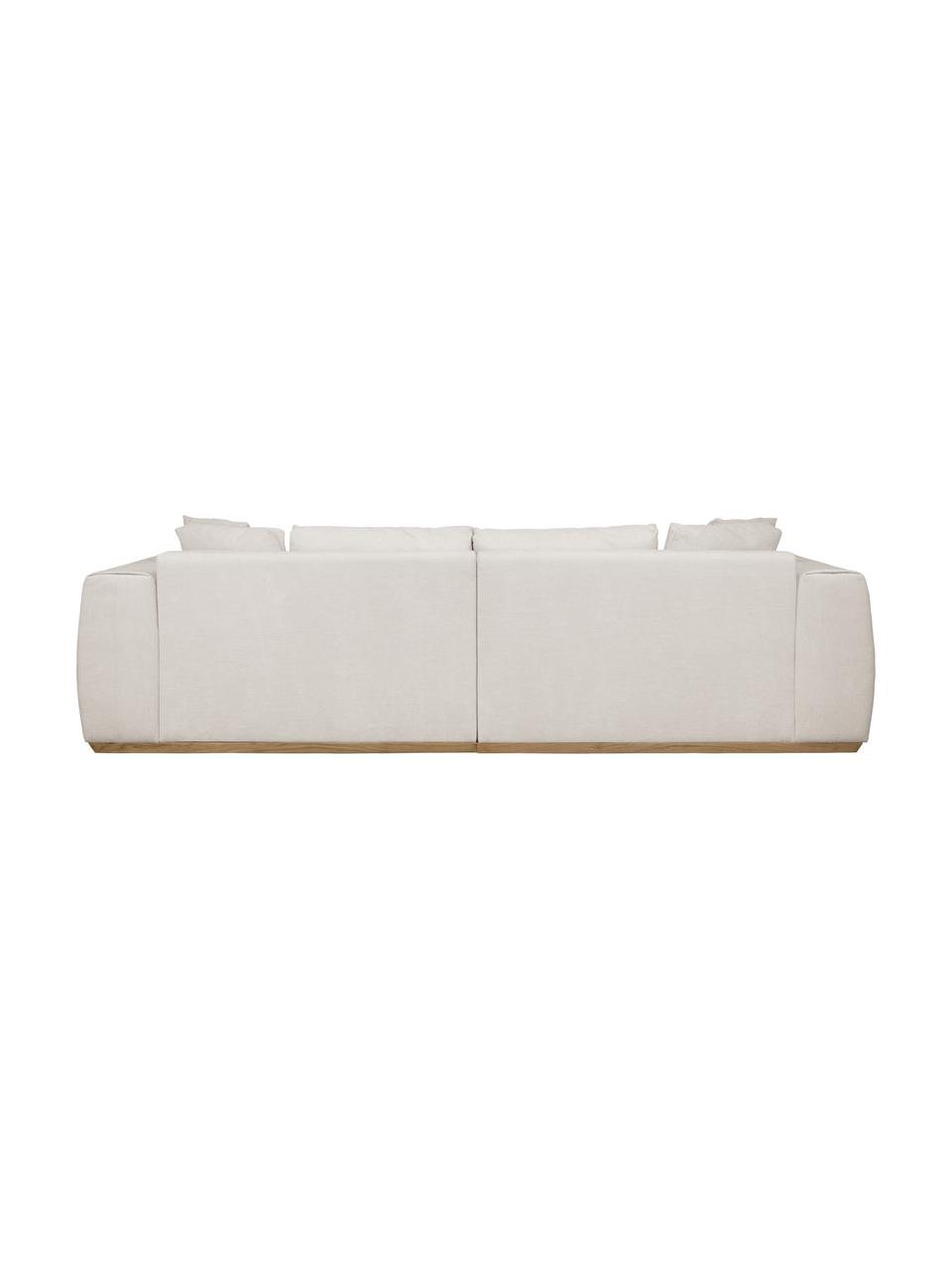 Sofa Vienna (4-osobowa), Tapicerka: 100% poliester Dzięki tka, Beżowa tkanina, S 284 x G 102 cm