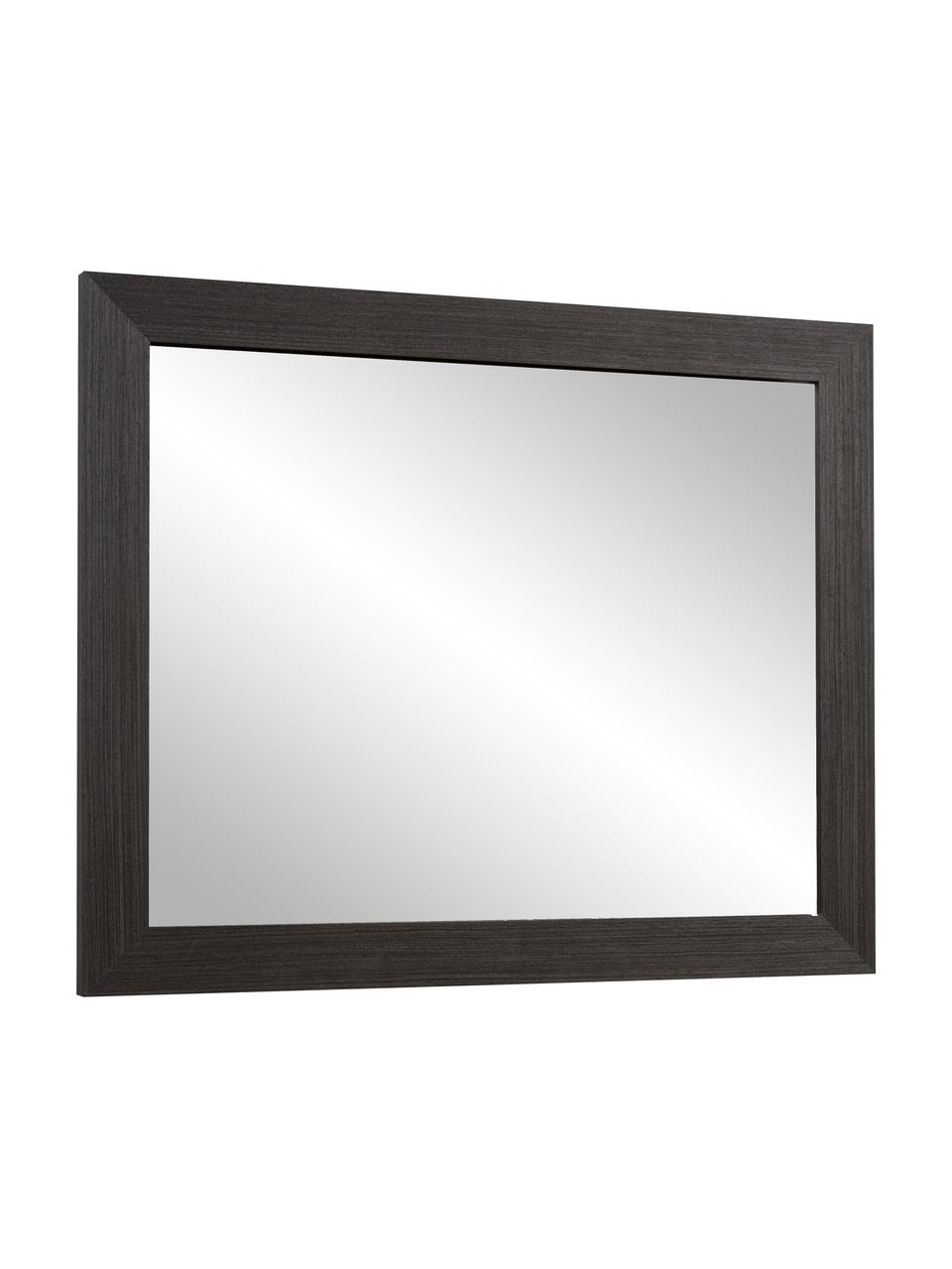 Miroir mural en bois Wilany, Anthracite