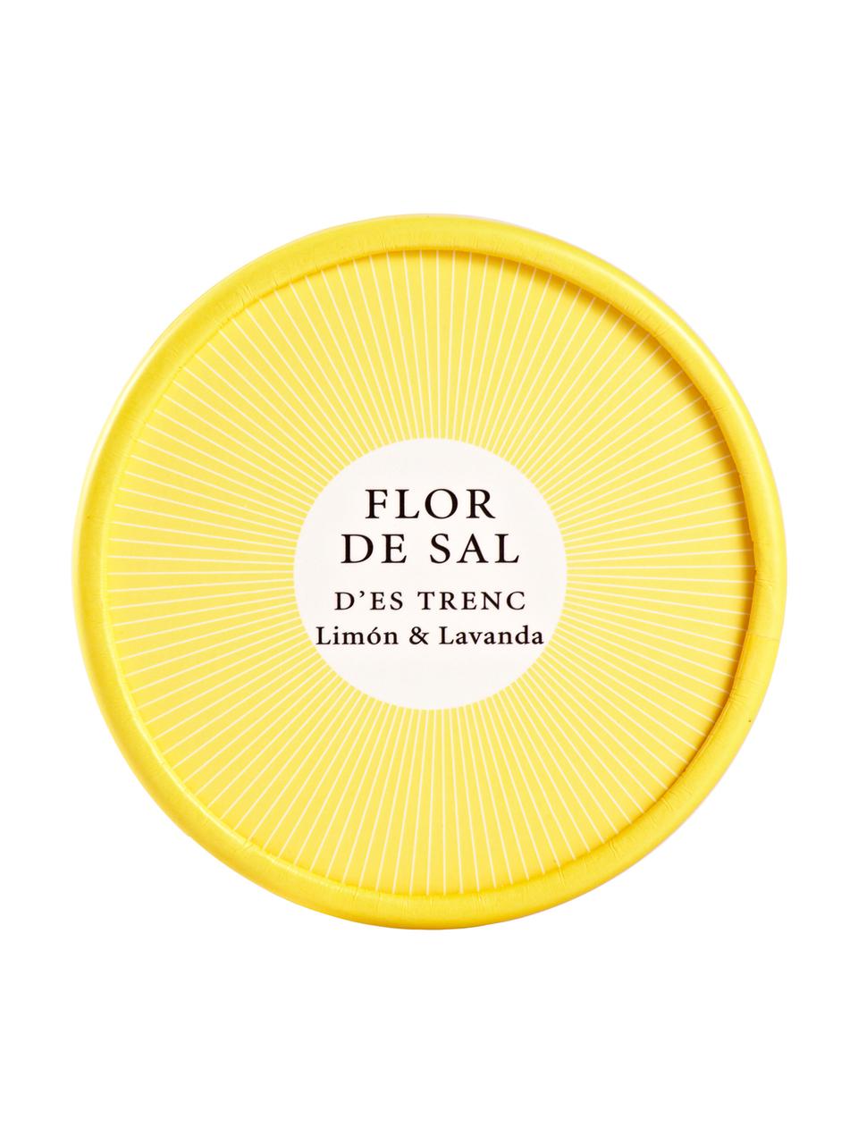 Gewürzsalz Flor de Sal d´Es Trenc (Zitrone & Lavendel), Dose: Pappmembran, Gelb, 150 g