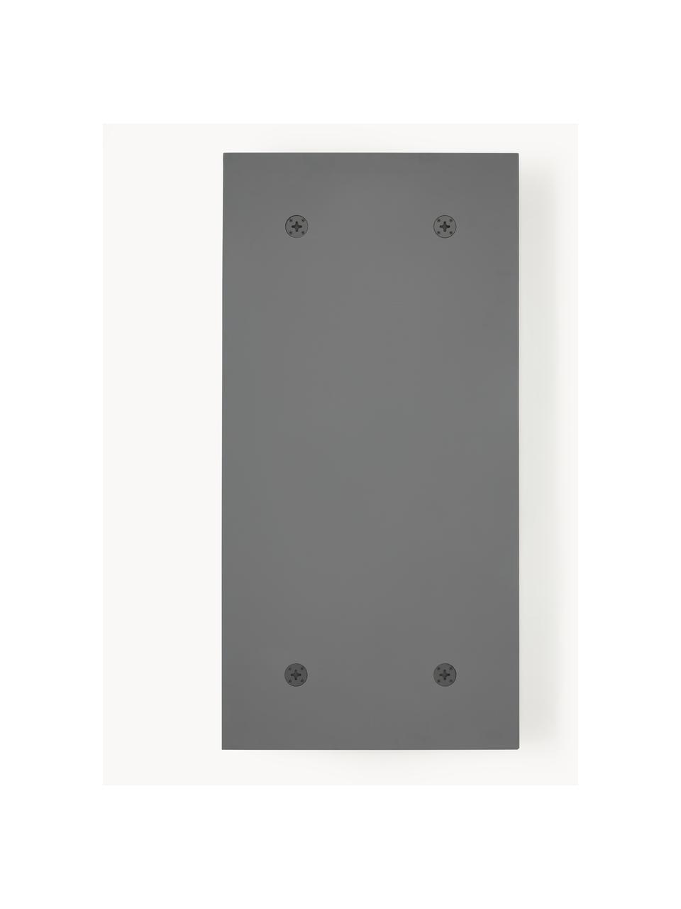 Decoración de pared Massimo, Tablero de fibras de densidad media (MDF), Gris oscuro, An 120 x Al 60 cm