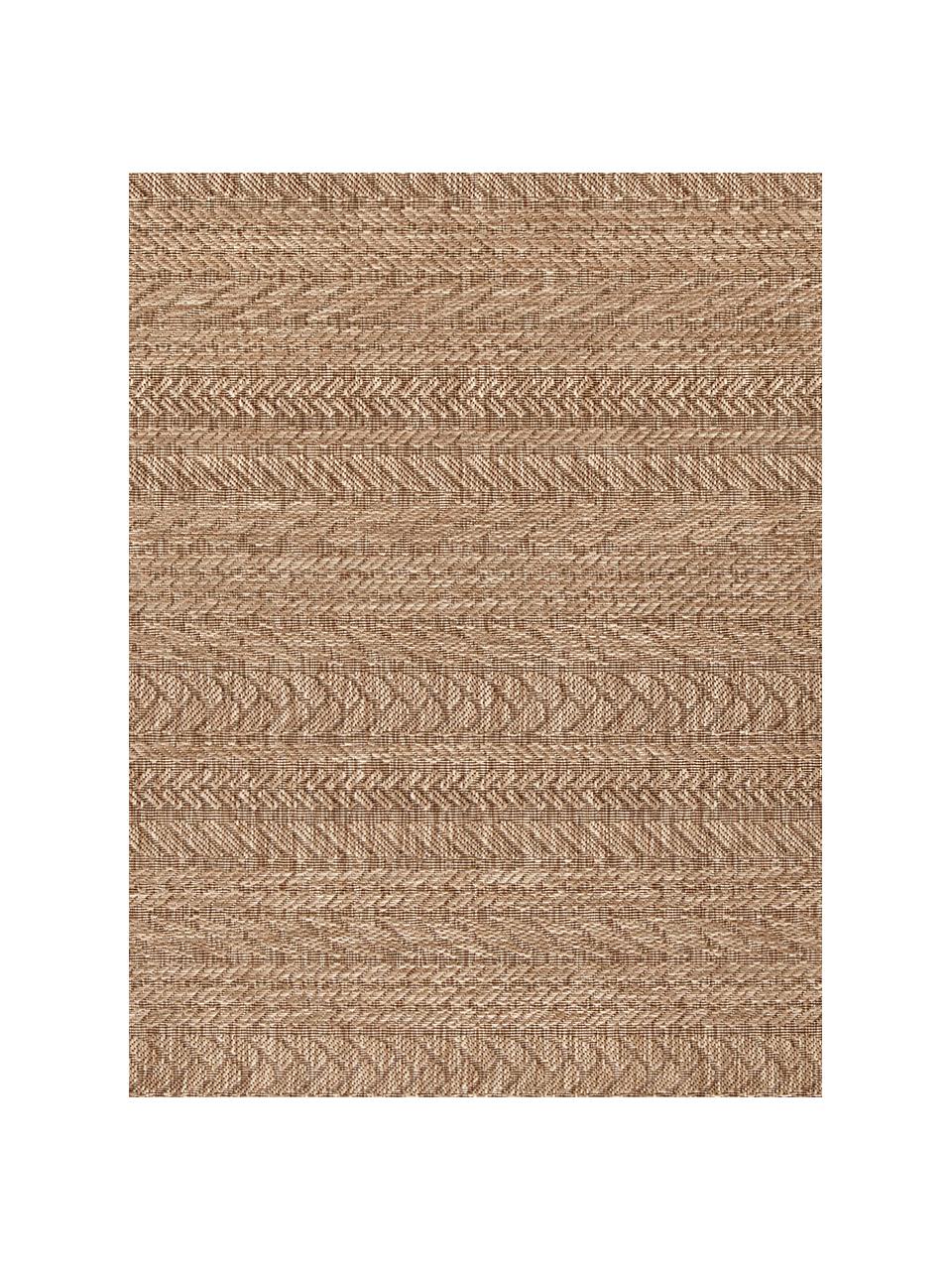 In- & outdoor vloerkleed Granado, jute look, 100% polypropyleen, Beige, bruin, B 200 x L 290 cm (maat L)