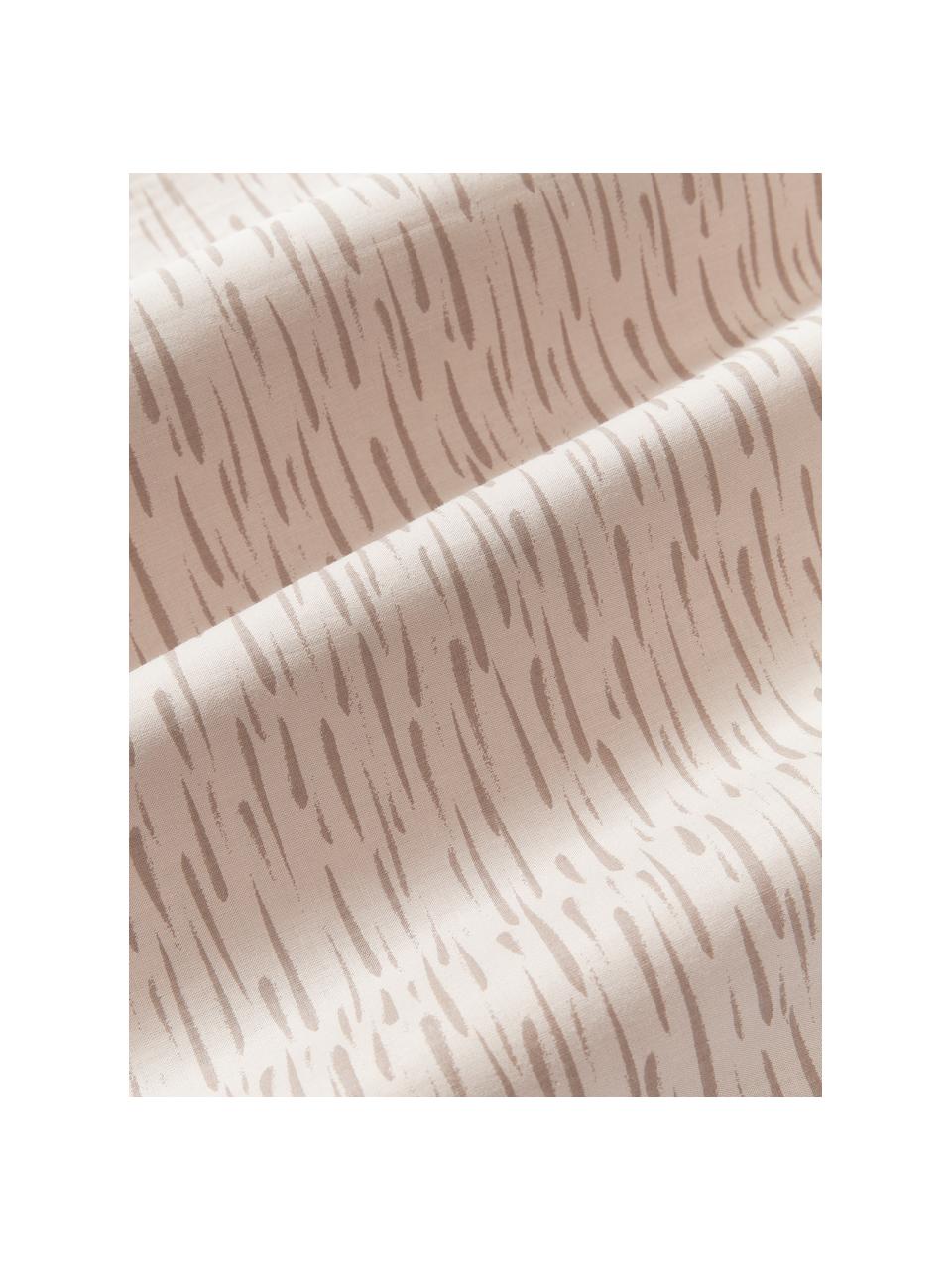 Gemusterter Bettdeckenbezug Vilho aus Baumwolle, Webart: Renforcé Fadendichte 144 , Beige, B 200 x L 200 cm