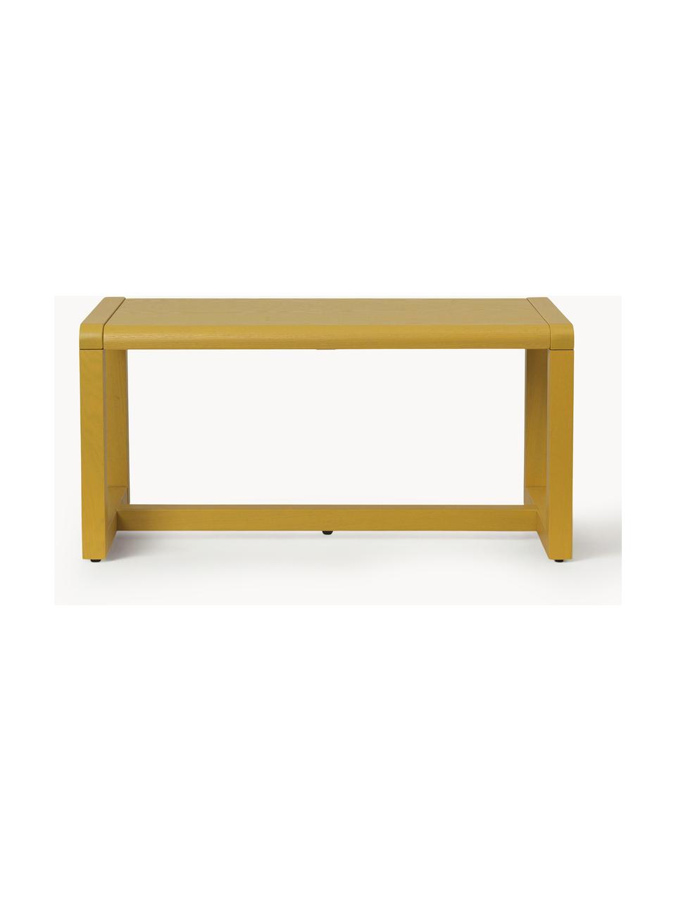 Banc en bois pour enfant Little Architect, Bois de frêne, placage en frêne, MDF

Ce produit est fabriqué à partir de bois certifié FSC® issu d'une exploitation durable, Jaune moutarde, larg. 62 x prof. 30 cm