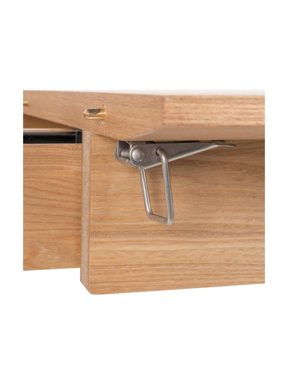 Tavolo allungabile in legno di frassino Glimps, 180 - 240 x 90 cm, Gambe: legno di frassino massicc, Legno di frassino, Larg. 180/240 x Prof. 90 cm