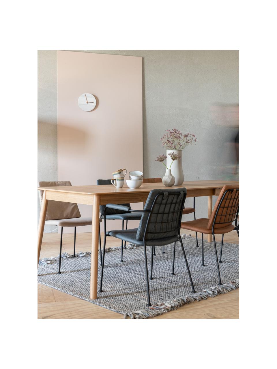 Table extensible 'Easy' bois en 90% mdf 10% metal - L'Incroyable