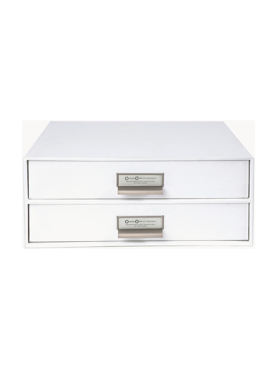 Organiseur bureau Birger, Blanc, larg. 33 x prof. 25 cm