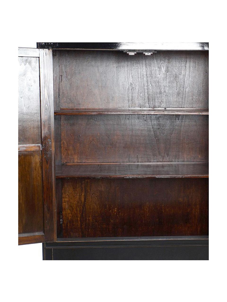 Chiffonier Laquard, Negro, An 108 x Al 172 cm