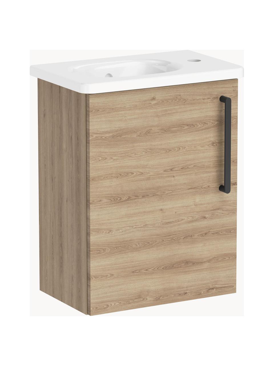 Mueble bajo lavabo Orna, 45 cm, Marrón look madera, An 45 x Al 58 cm