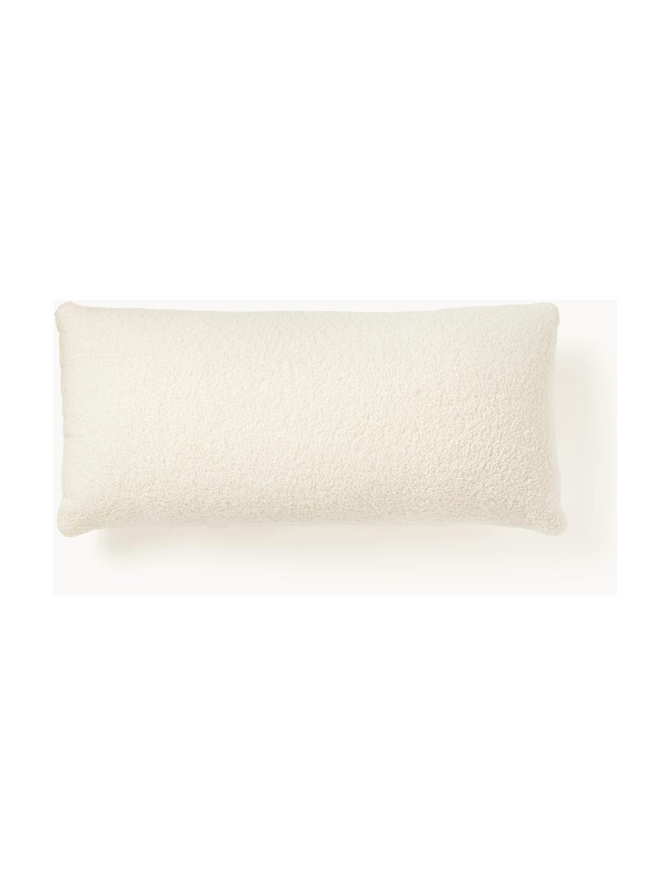 Cojín sofá de borreguillo Sofia, Funda: borreguillo (100% poliést, Borreguillo blanco Off White, An 30 x L 70 cm