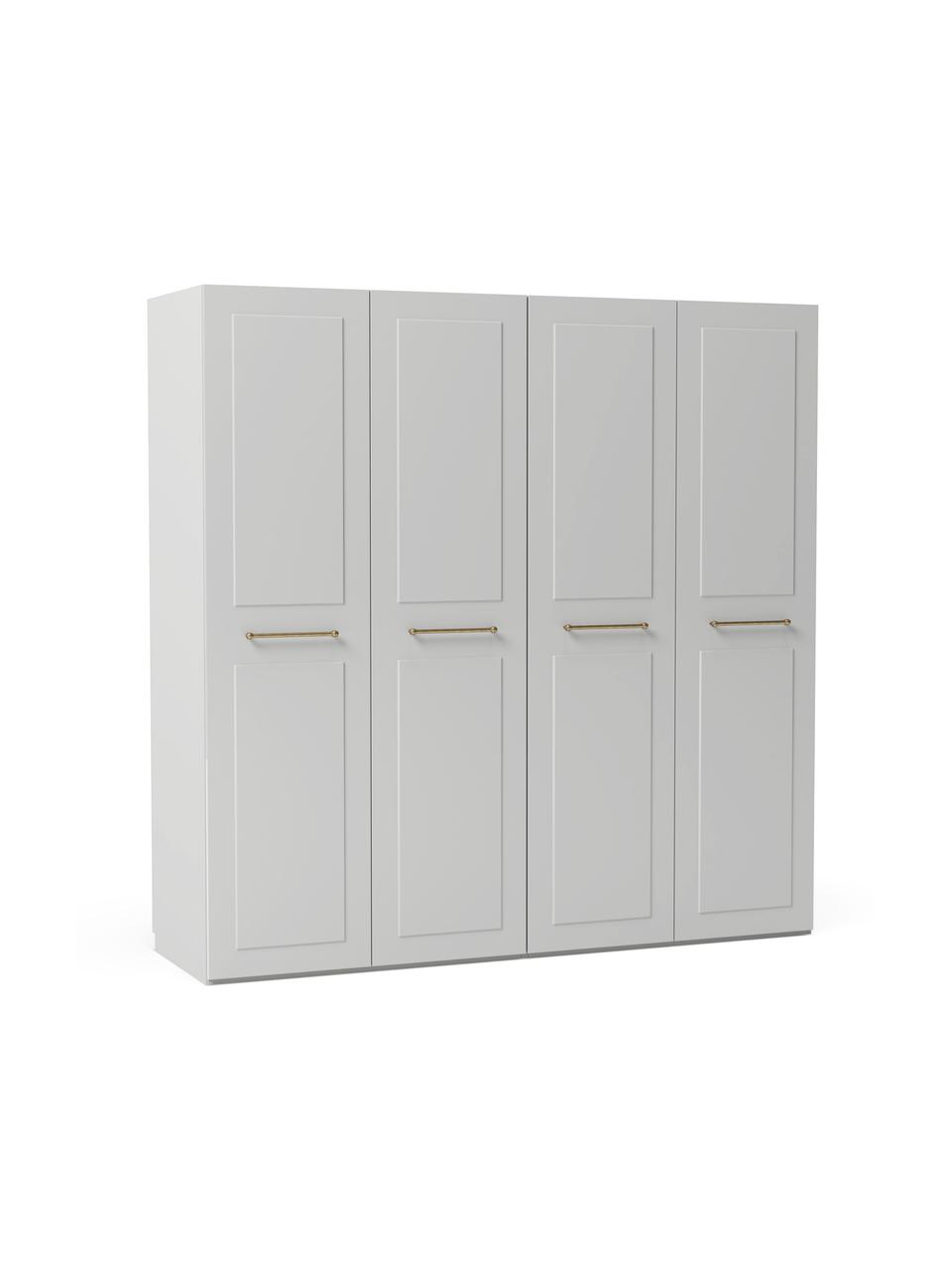 Modulárna šatníková skriňa Charlotte, šírka 200 cm, niekoľko variantov, Sivá, Premium, Š 200 x V 236 cm