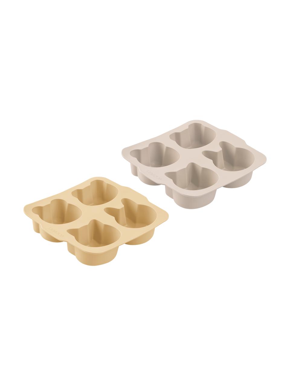 Set de moldes de horno Mariam, 2 uds., 100% silicona, Multicolor, An 17 x Al 4 cm