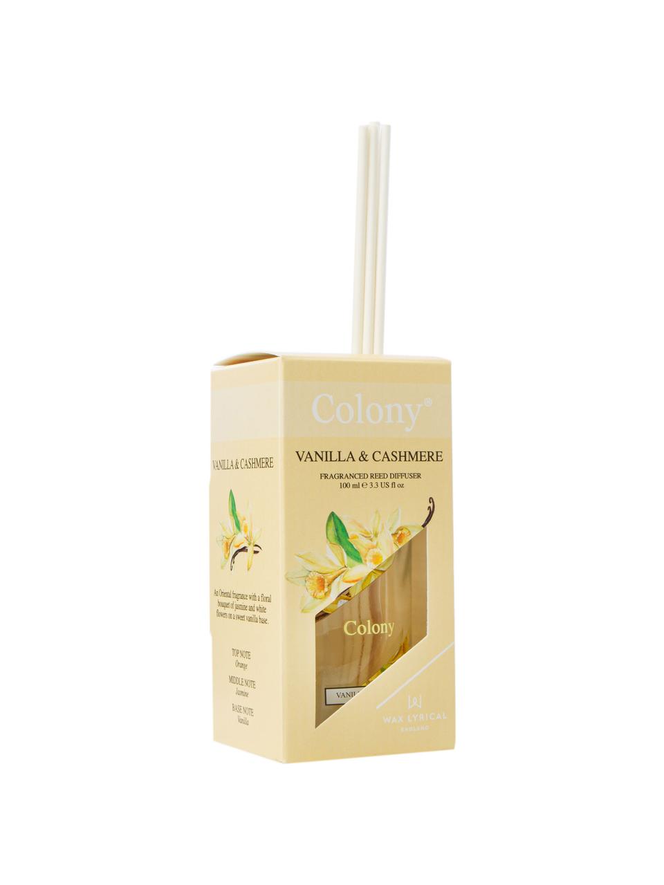 Diffuser Colony (Vanilla, Jasmin, Zedernholz), Behälter: Glas, Vanilla, Jasmin, Zedernholz, Ø 6 x H 20 cm
