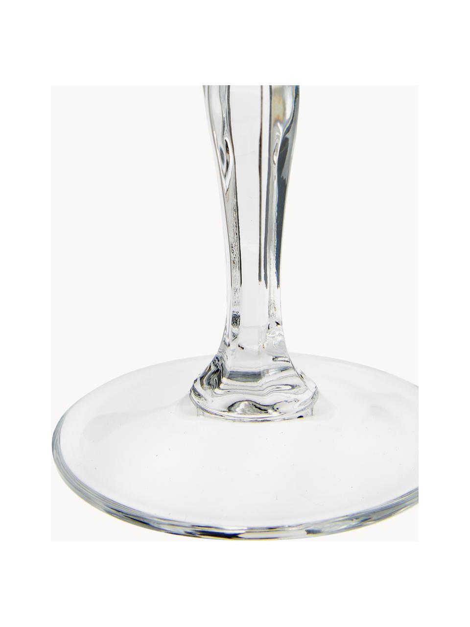 Kristall-Champagnerschalen Opera mit Relief, 6 Stück, Luxion-Kristallglas, Transparent, Ø 10 x H 14 cm, 240 ml