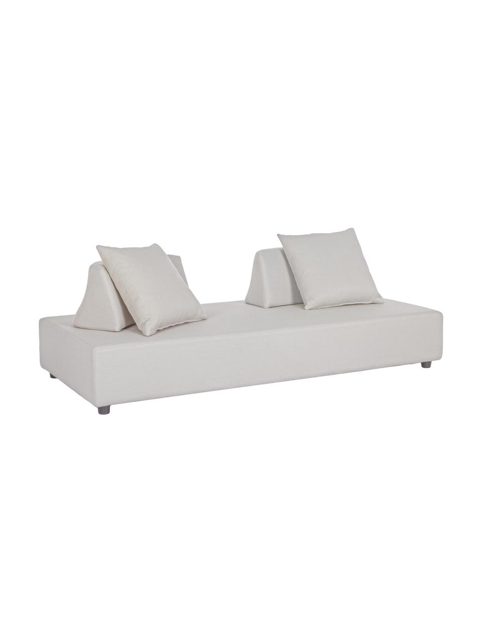 Canapé lounge de jardin Piper, Couleur sable, larg. 200 x prof. 90 cm