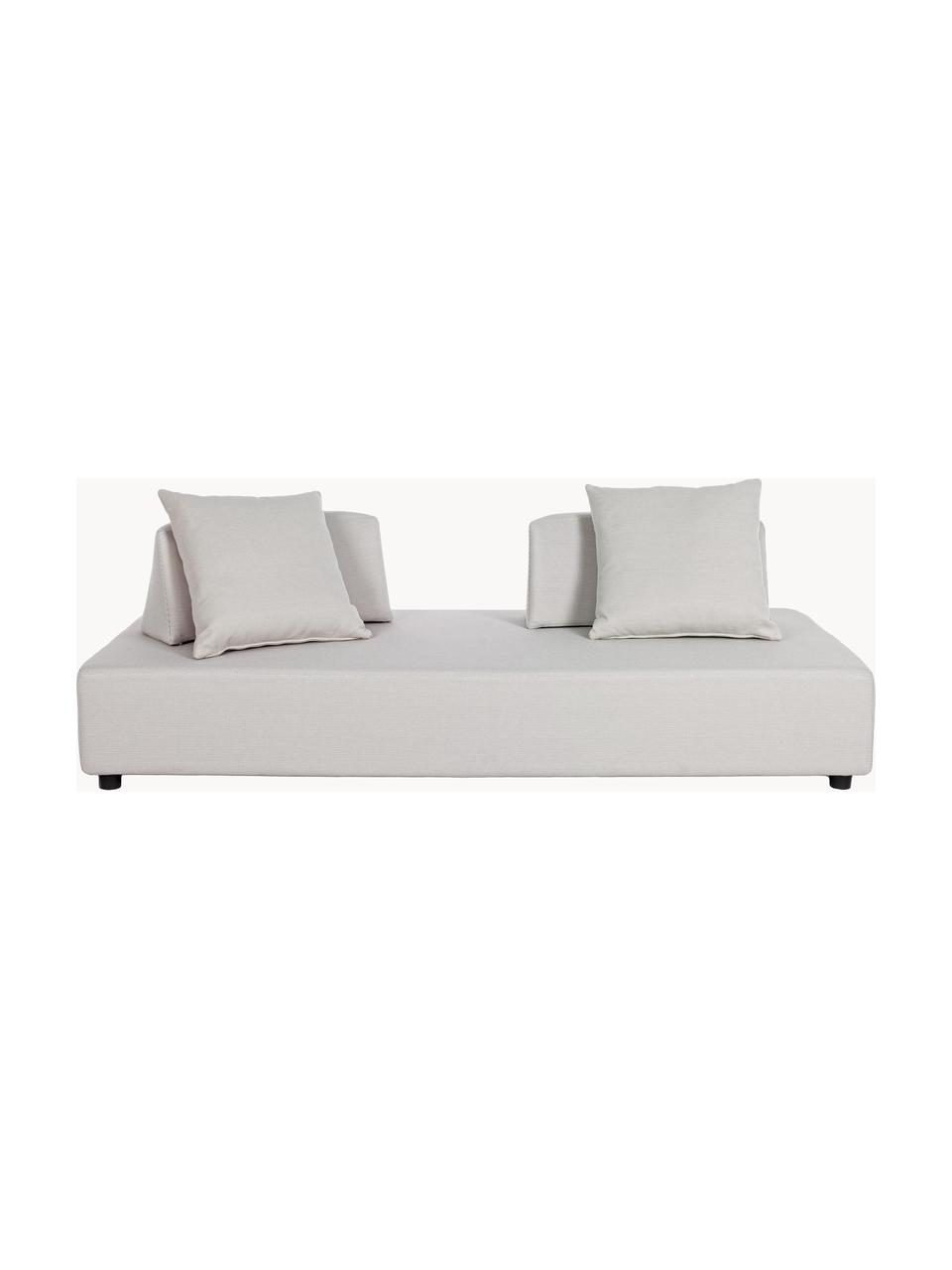 Garten-Loungesofa Piper, Bezug: Olefin (100% Polypropylen, Webstoff Hellgrau, B 200 x T 90 cm