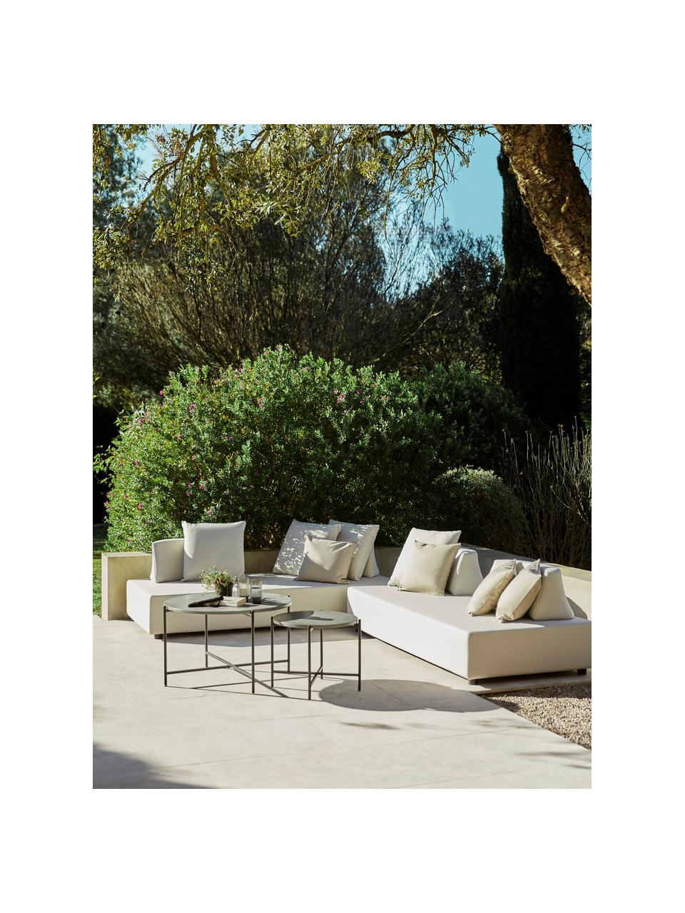 Garten-Loungesofa Piper, Bezug: Olefin (100% Polypropylen, Webstoff Hellgrau, B 200 x T 90 cm