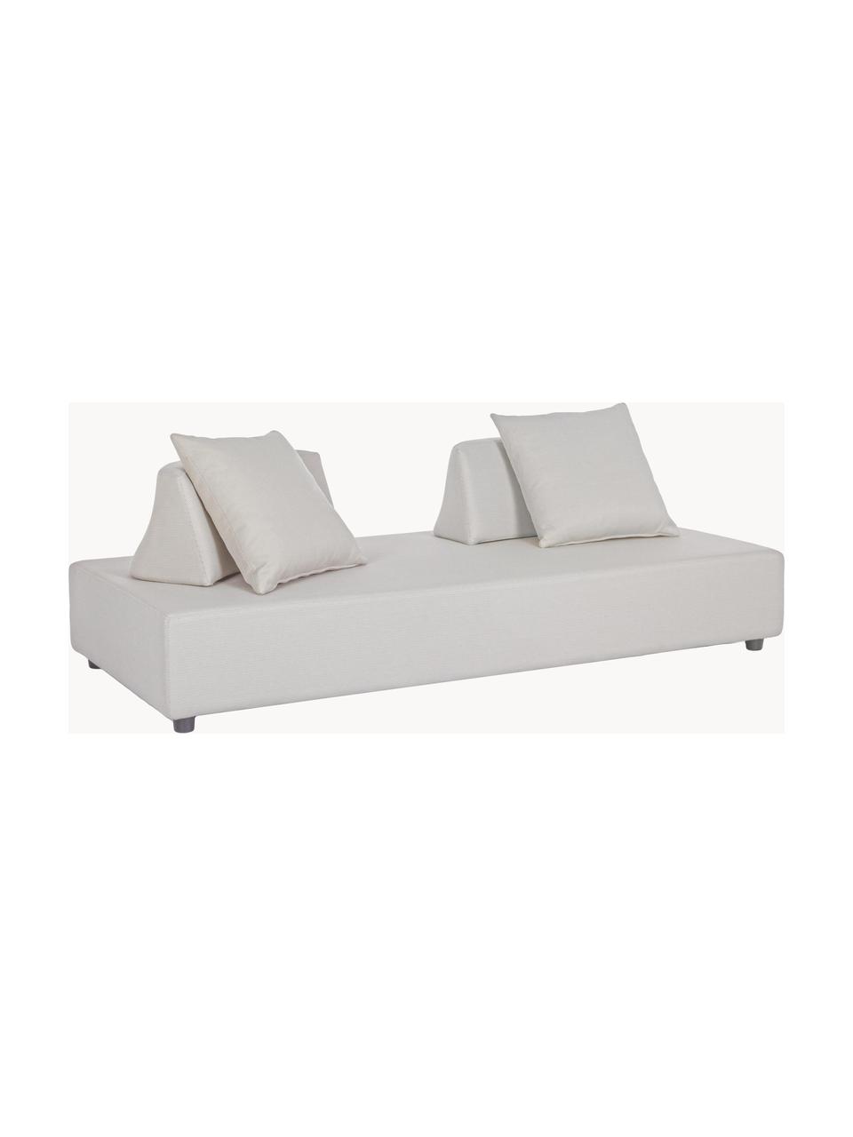 Garten-Loungesofa Piper, Bezug: Olefin (100% Polypropylen, Webstoff Hellgrau, B 200 x T 90 cm