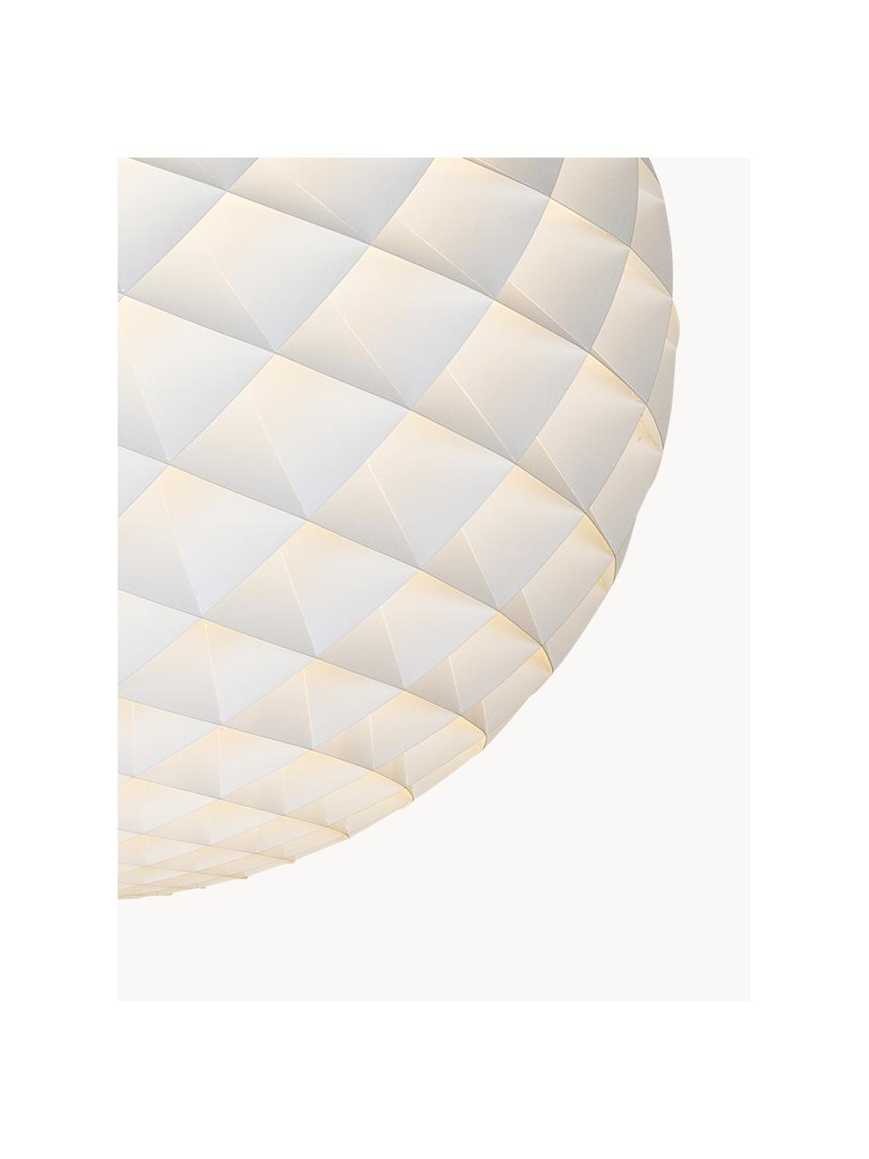 LED-Pendelleuchte Patera, verschiedene Grössen, Lampenschirm: PVC-Folie, Baldachin: Aluminium, verchromt, Acr, Mit Leuchtmittel, 2.700 K, Ø 60 x H 58 cm