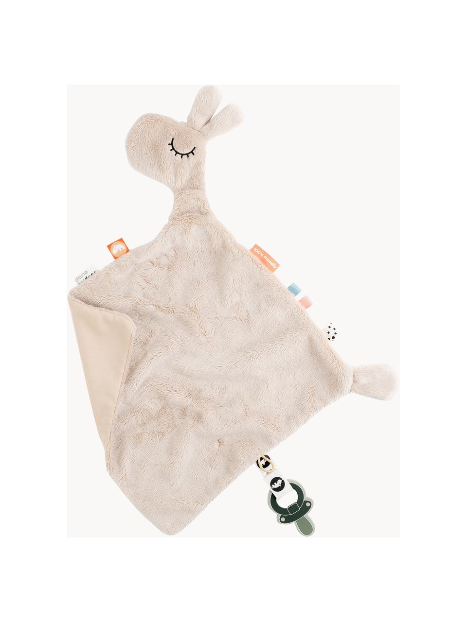 Doudou Comfort, 50% algodón, 50% poliéster, Beige claro, An 30 x L 30 cm