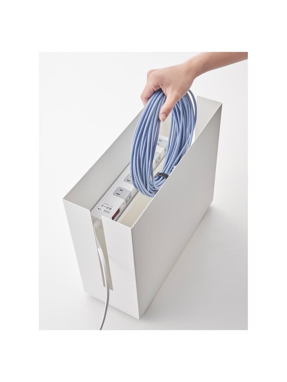 Caja para cables Tower, Metal con pintura en polvo, Blanco, An 15 x Al 35 cm