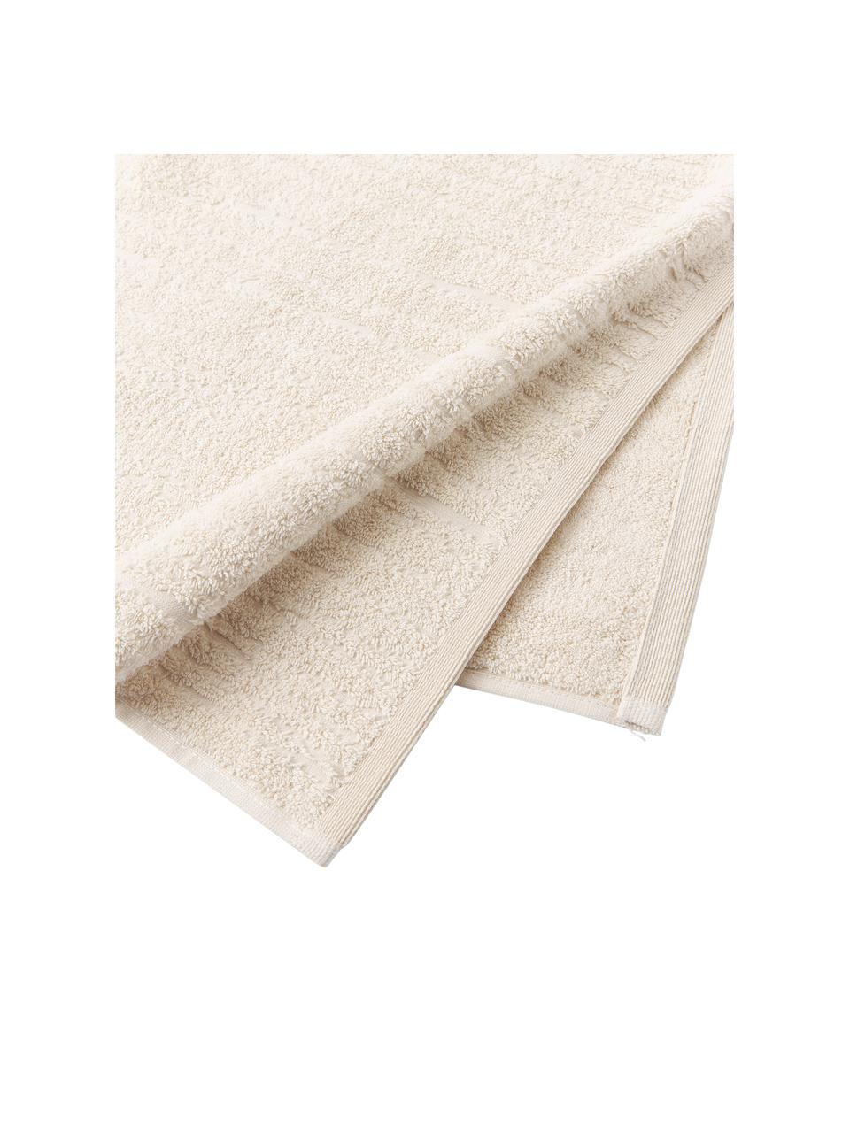 Bavlněné ručníky Audrina, 2 ks, Béžová, XS ručníky pro hosty, Š 30 x D 50 cm