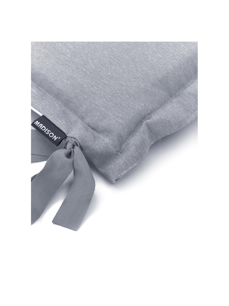 Poduszka na ławkę Panama, Tapicerka: 50% bawełna, 45% polieste, Jasny szary, S 48 x D 120 cm