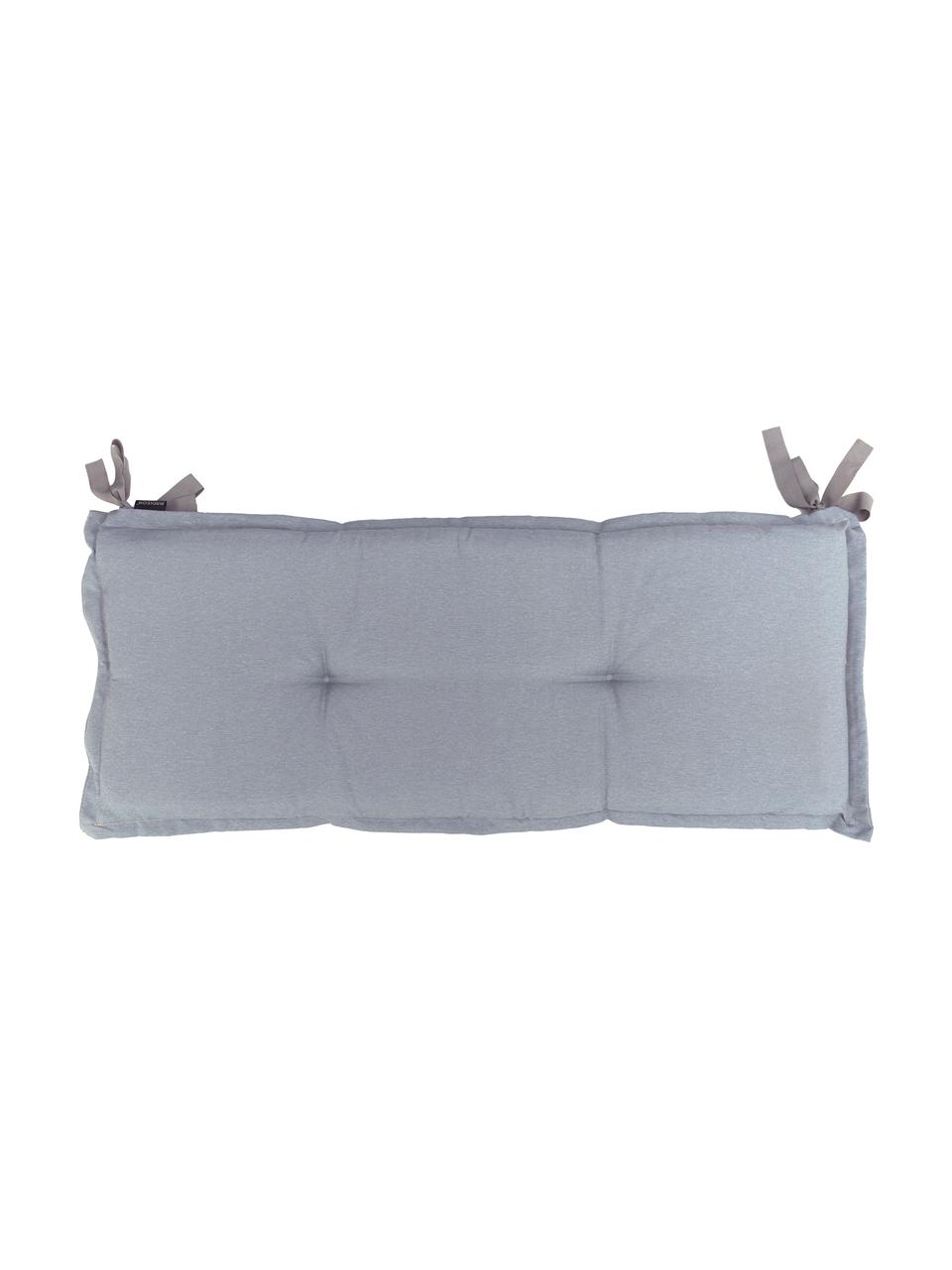 Poduszka siedziska na ławkę Panama, Tapicerka: 50% bawełna, 45% polieste, Jasny szary, S 48 x D 120 cm