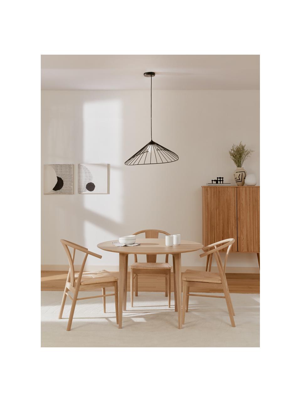 Dizajnová závesná lampa Silvan, Čierna, Š 59 x V 20 cm