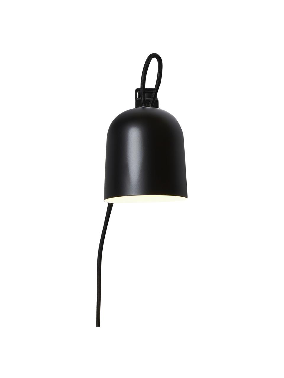 Bureaulamp Angle, Lamp: gepoedercoat metaal, Zwart, Ø 10 x H 12 cm