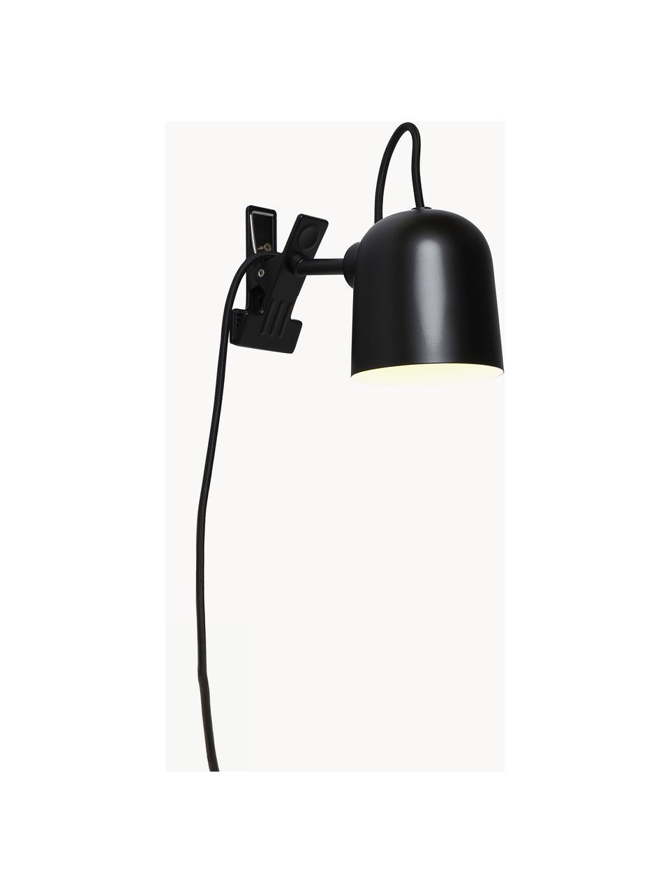 Bureaulamp Angle, Lamp: gepoedercoat metaal, Zwart, Ø 10 x H 12 cm
