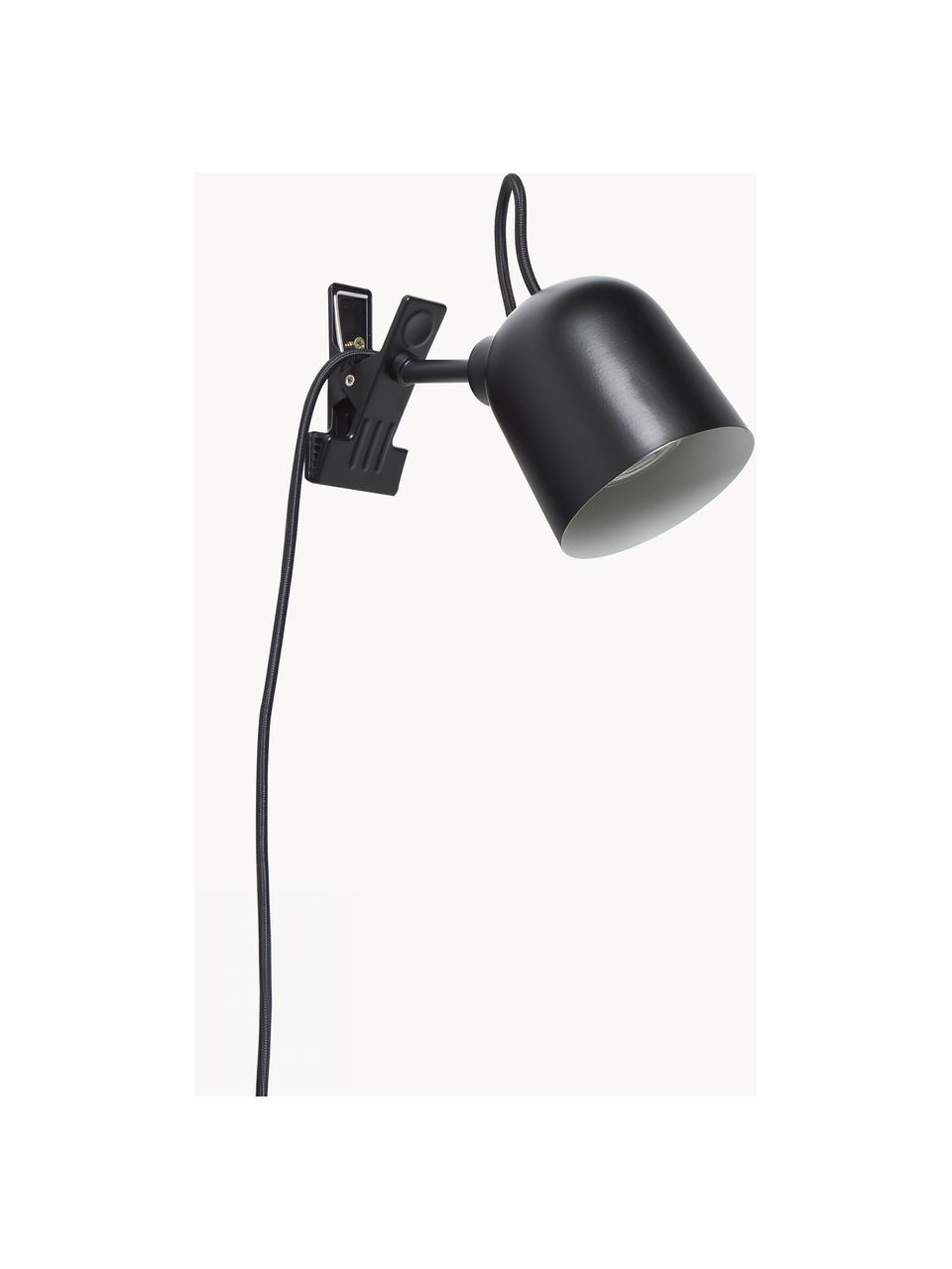 Lampa biurkowa Angle, Czarny, Ø 10 x W 12 cm