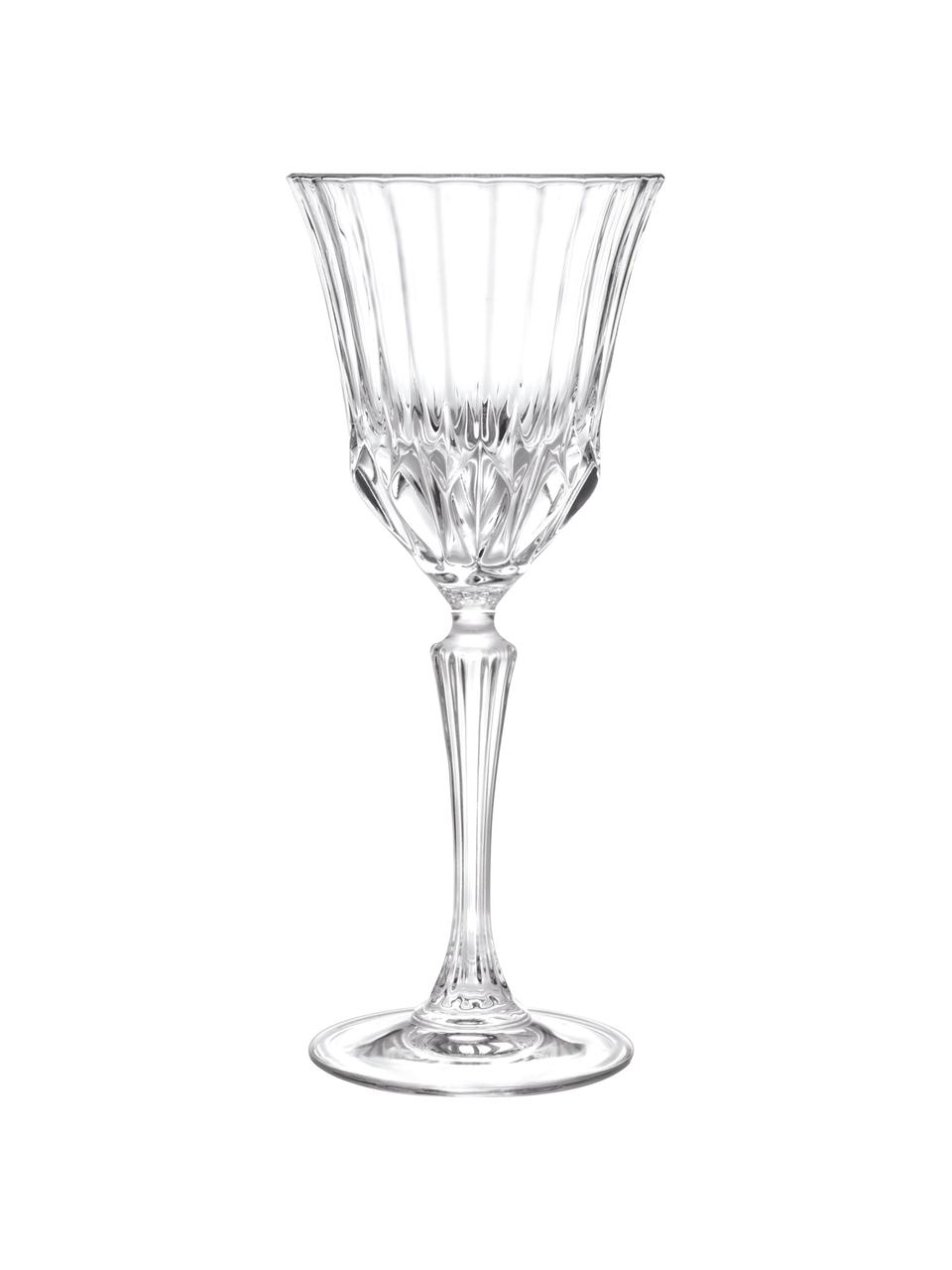 Verres à vin en cristal Adagio, 6 pièces, Cristal, Transparent, Ø 9 x haut. 21 cm, 280 ml