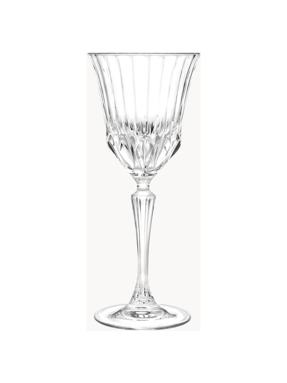 Bicchieri da vino rosso in cristallo Adagio 6 pz, Cristallo Luxion, Trasparente, Ø 8 x Alt. 25 cm