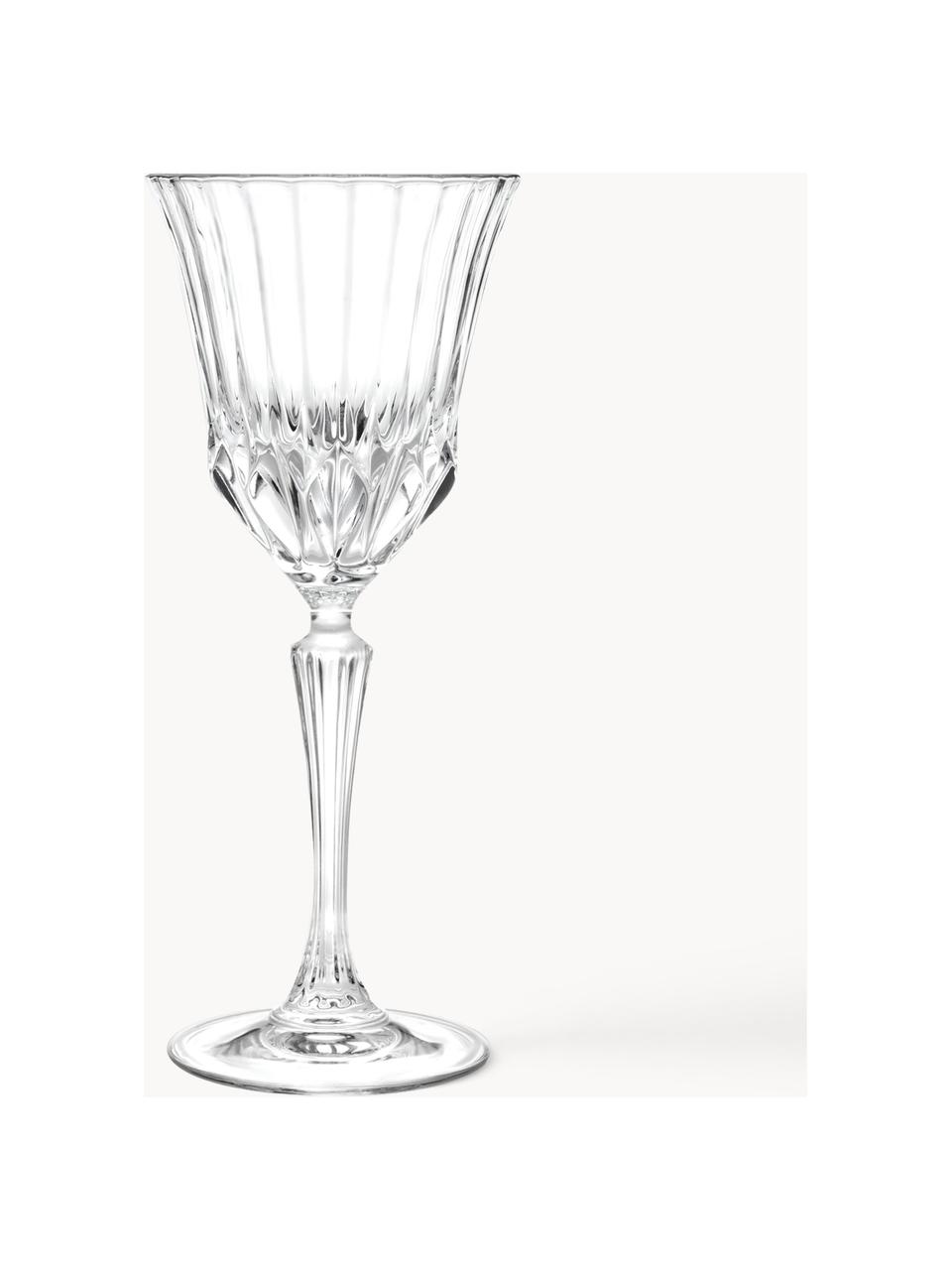 Verres à vin rouge en cristal Adagio, 6 pièces, Cristal Luxion, Transparent, Ø 8 x haut. 25 cm