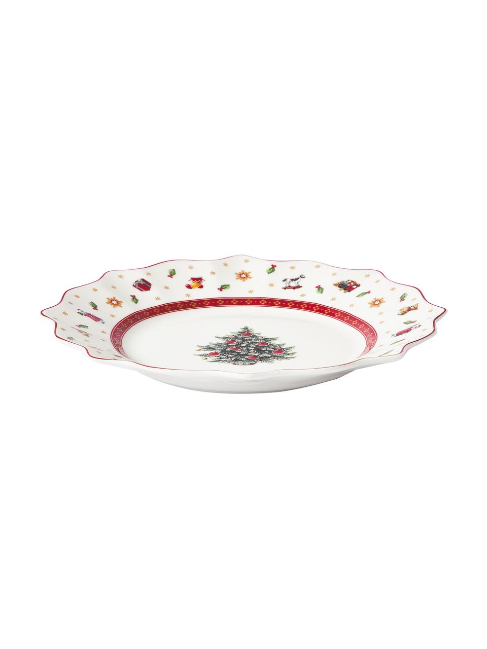 Service de table en porcelaine Delight, 4 personnes (8 élém.), Porcelaine Premium, Blanc, rouge, imprimé, 4 personnes (8 élém.)