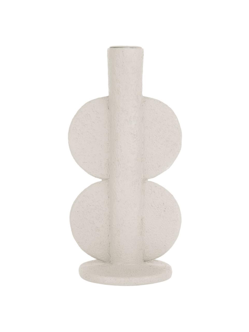 Candelabro Double Bubble, Poliresina, Marfil, An 11 x Al 22 cm