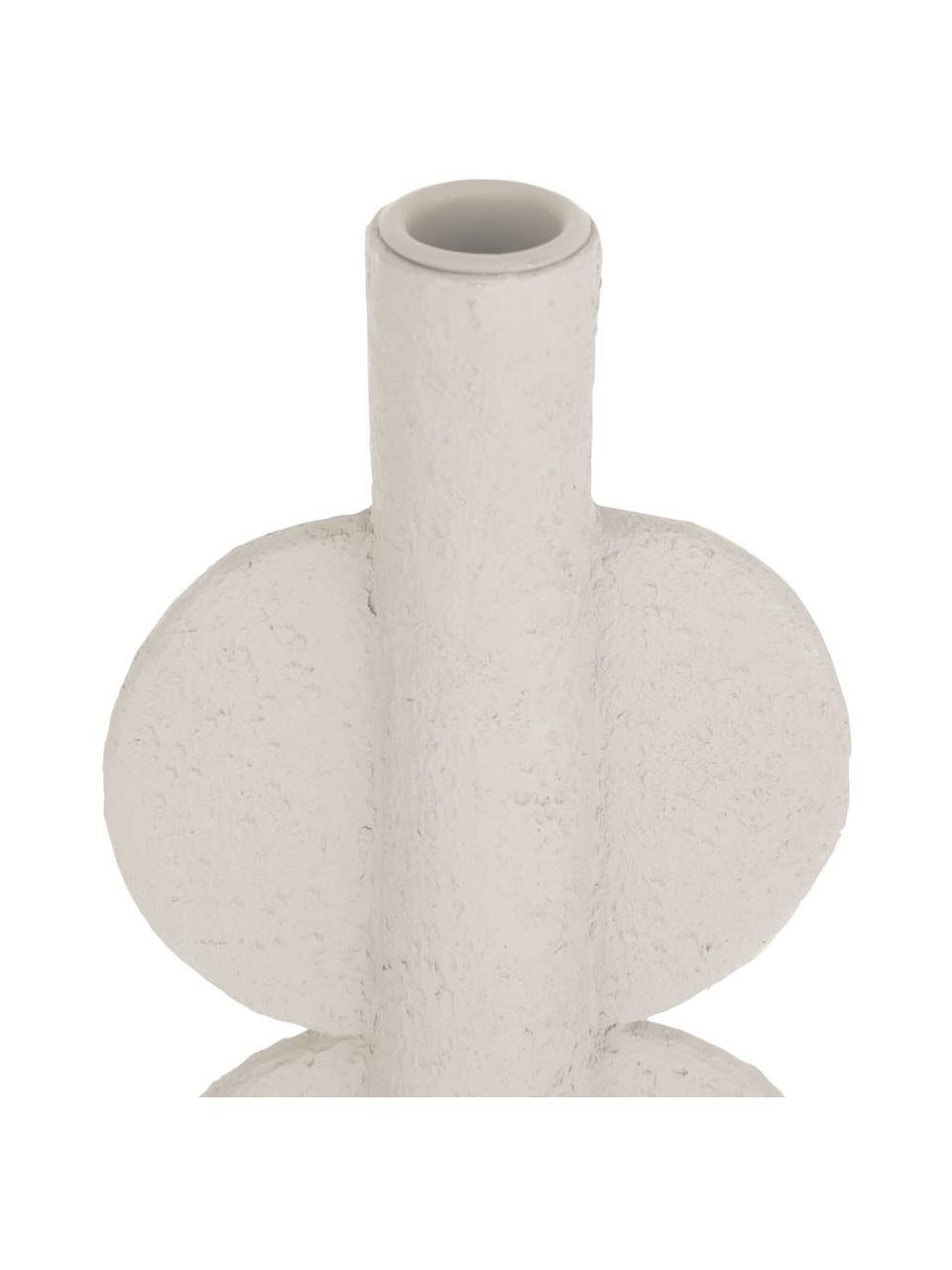 Candelabro Double Bubble, Poliresina, Marfil, An 11 x Al 22 cm