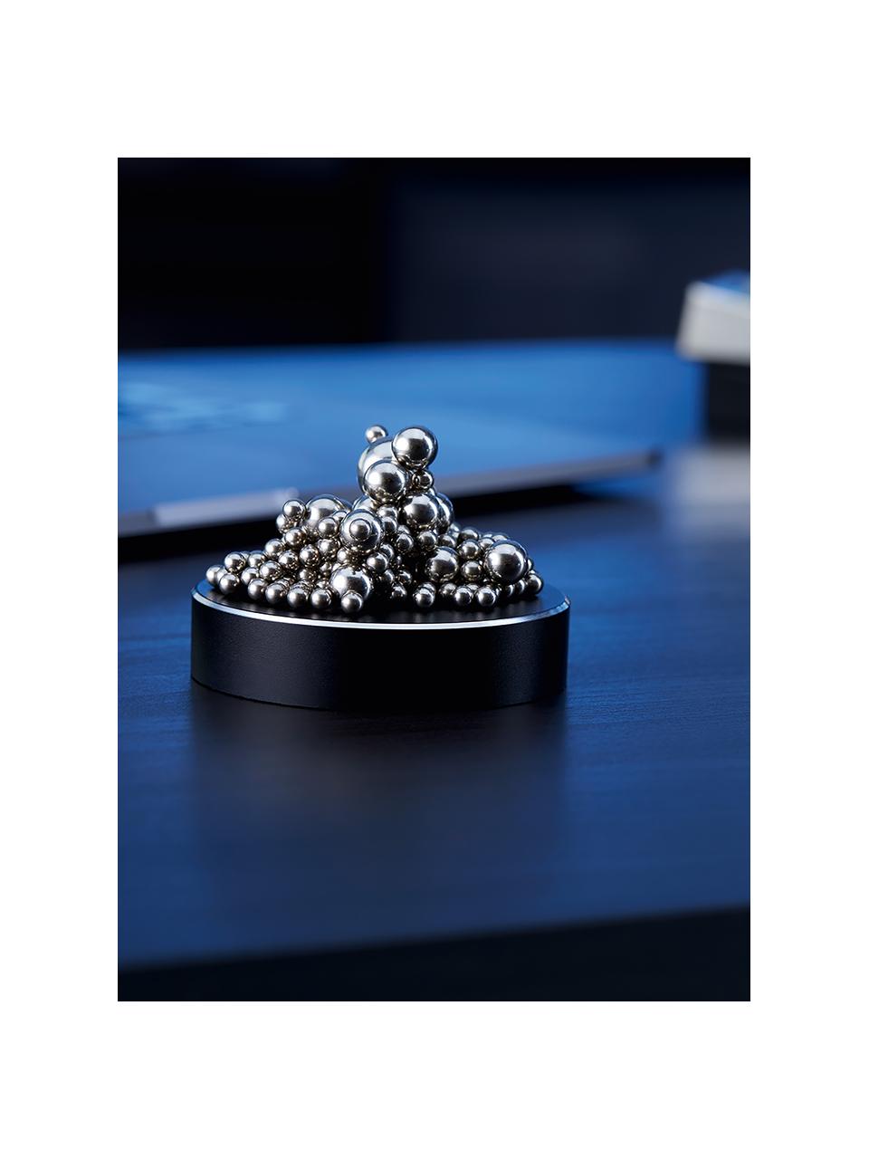 Magnetspiel Malo, Stahl, beschichtet, Silberfarben, Anthrazit, B 9 x H 2 cm