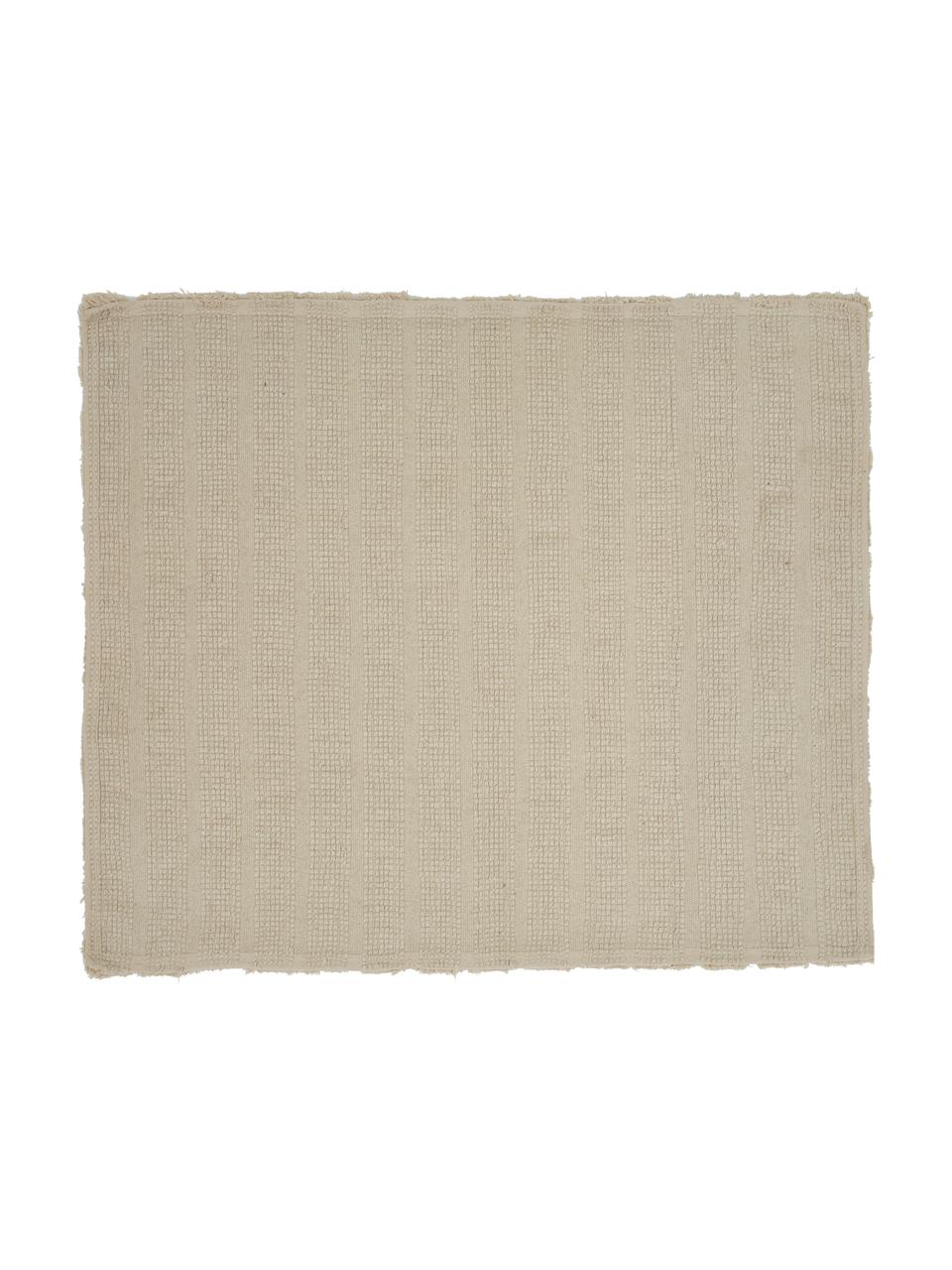 Flauschiger Badvorleger Board in Beige, 100% Baumwolle
Schwere Qualität, 1900 g/m², Beige, B 50 x L 60 cm