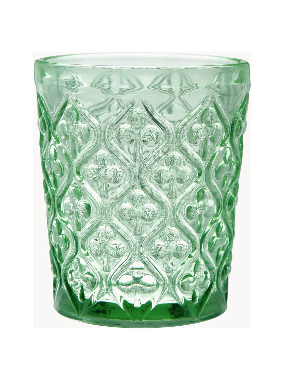 Komplet kolorowych szklanek do wody Marrakech, 6 elem., Szkło, Wielobarwny, transparentny, Ø 8 x W 10 cm, 240 ml