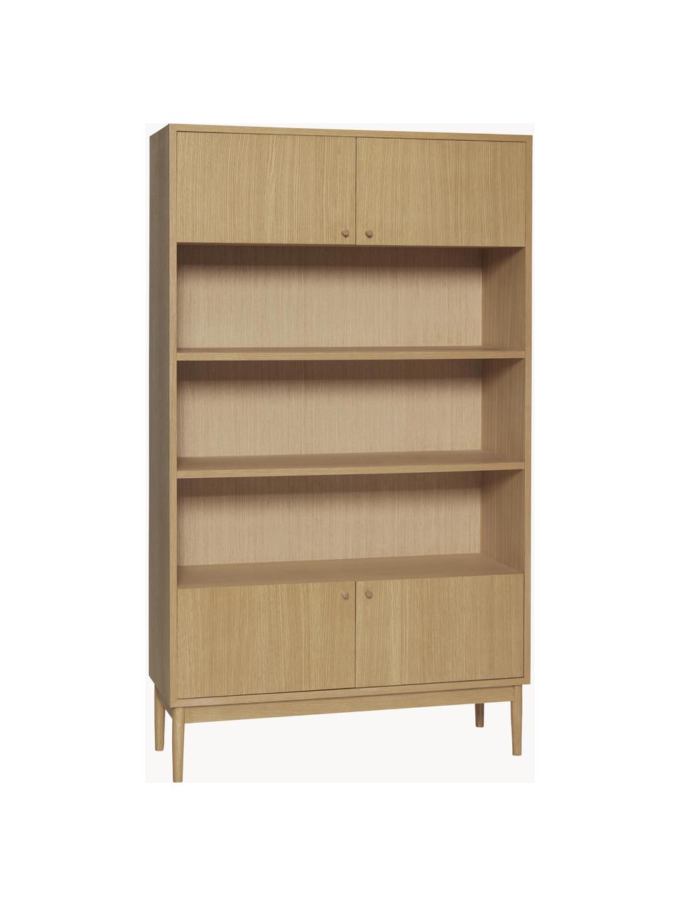Regał z drewna dębowego Prime, Fornir z drewna dębowego, drewno dębowe z certyfikatem FSC, Drewno naturalne, S 100 x W 170 cm