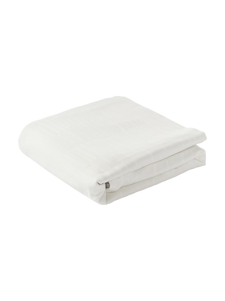 Plaid en coton Fiora, 100 % coton bio, certifié BCI

Le matériau est certifié STANDARD 100 OEKO-TEX®, 6457CIT, CITEVE, Blanc crème, larg. 230 x long. 250