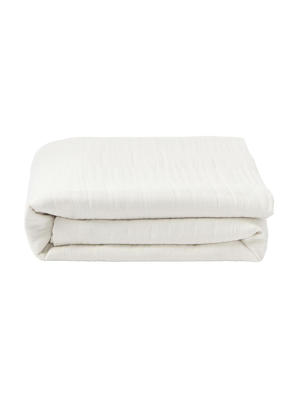 Katoenen plaid Fiora, 100% katoen, BCI-gecertificeerd

Het in dit product gebruikte materiaal is getest op schadelijke stoffen en gecertificeerd volgens STANDARD 100 door OEKO-TEX®, 6457CIT, CITEVE., Crèmewit, B 230 x L 250 cm