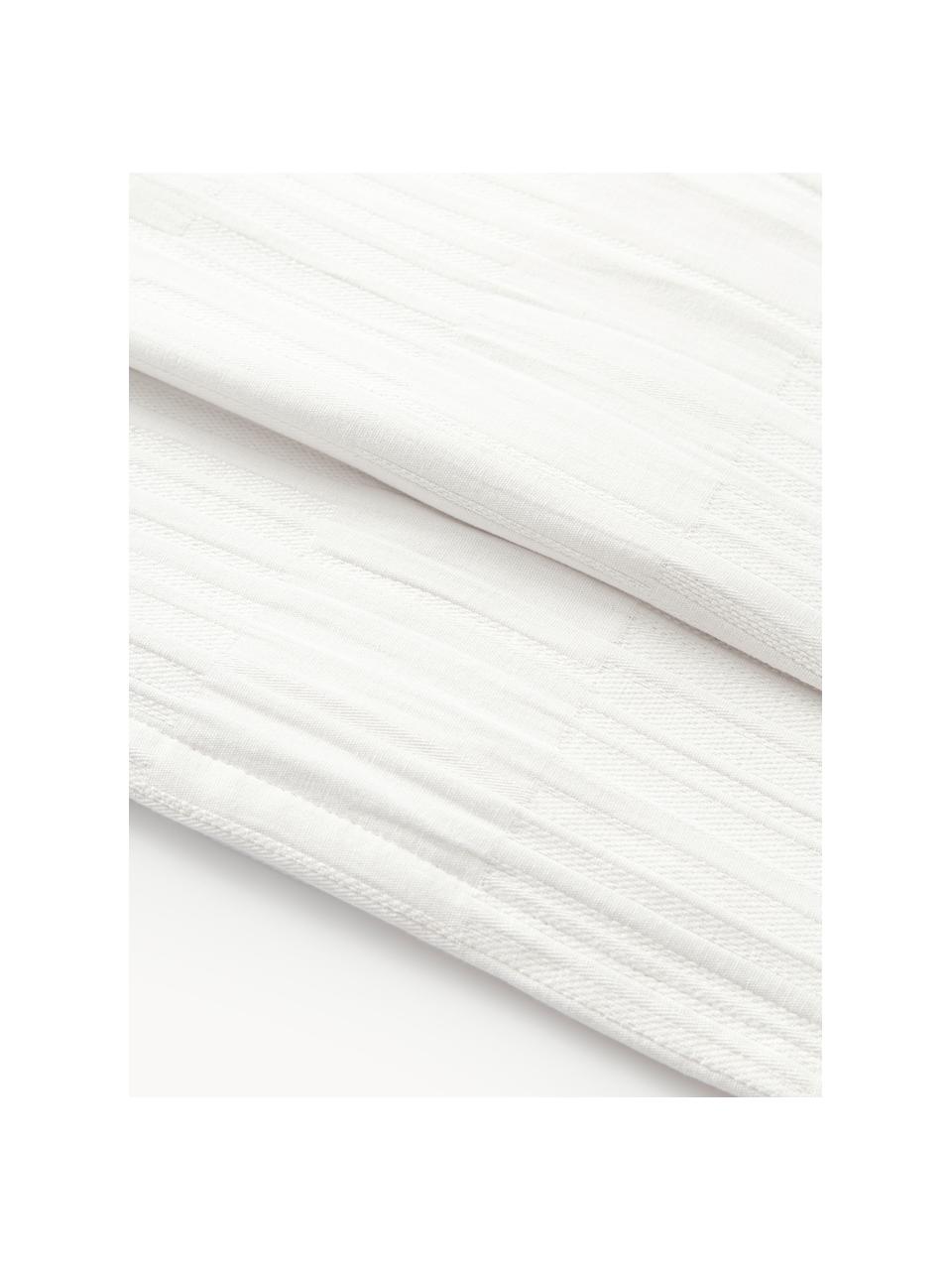 Colcha de algodón Fiora, 100% algodón

El material utilizado para este producto ha sido probado contra sustancias nocivas y está certificado según el STANDARD 100 por OEKO-TEX®, 6457CIT, CITEVE., Blanco Off White, An 230 x L 250 (par camas de 180 x 200 cm)