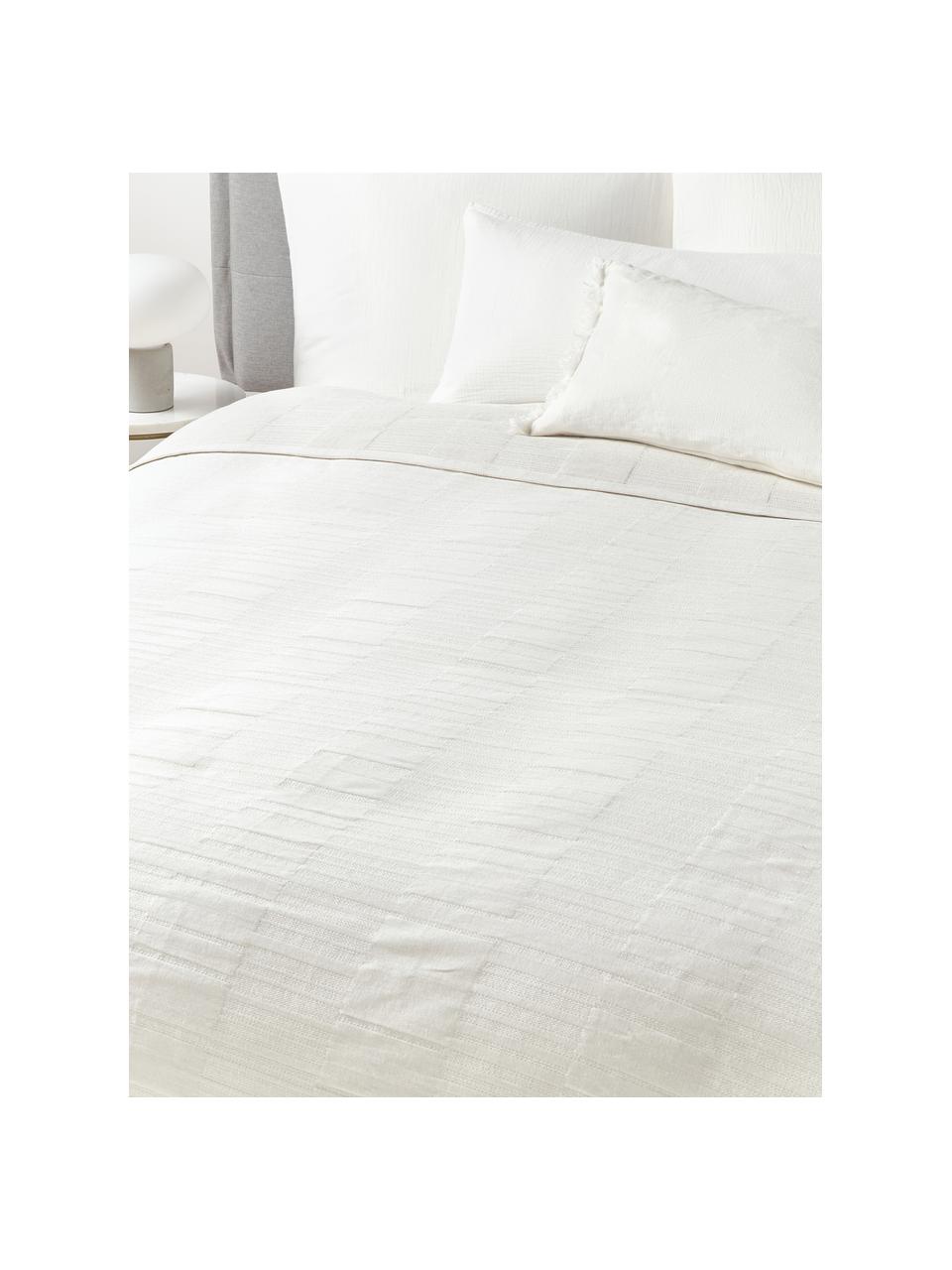 Colcha de algodón Fiora, 100% algodón

El material utilizado para este producto ha sido probado contra sustancias nocivas y está certificado según el STANDARD 100 por OEKO-TEX®, 6457CIT, CITEVE., Blanco Off White, An 230 x L 250 (par camas de 180 x 200 cm)